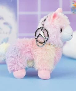 Bigsmall_hmk All Of It 3D Plush Llama Keychain (Assorted Colors)