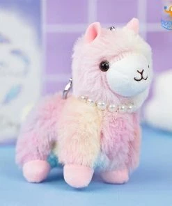 Bigsmall_hmk All Of It 3D Plush Llama Keychain (Assorted Colors)