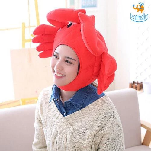 AmyLi All Of It Funny Crab Headgear