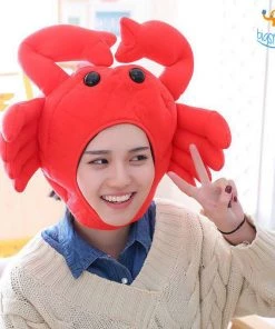 AmyLi All Of It Funny Crab Headgear