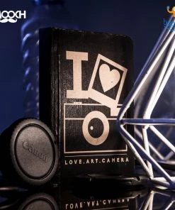 Mooch Design Studio Love. Art. Camera A6 Notebook With Elastic All Of It