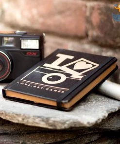 Mooch Design Studio Love. Art. Camera A6 Notebook With Elastic All Of It