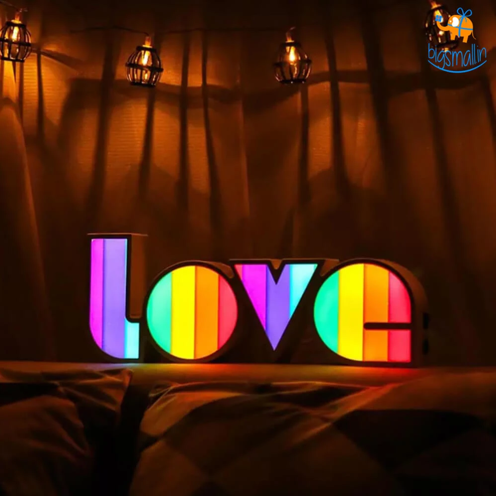Bigsmall_hmk Love LED Multicolored Lamp All Of It