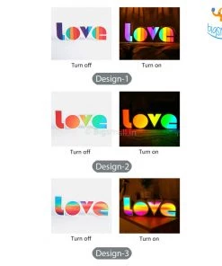 Bigsmall_hmk Love LED Multicolored Lamp All Of It
