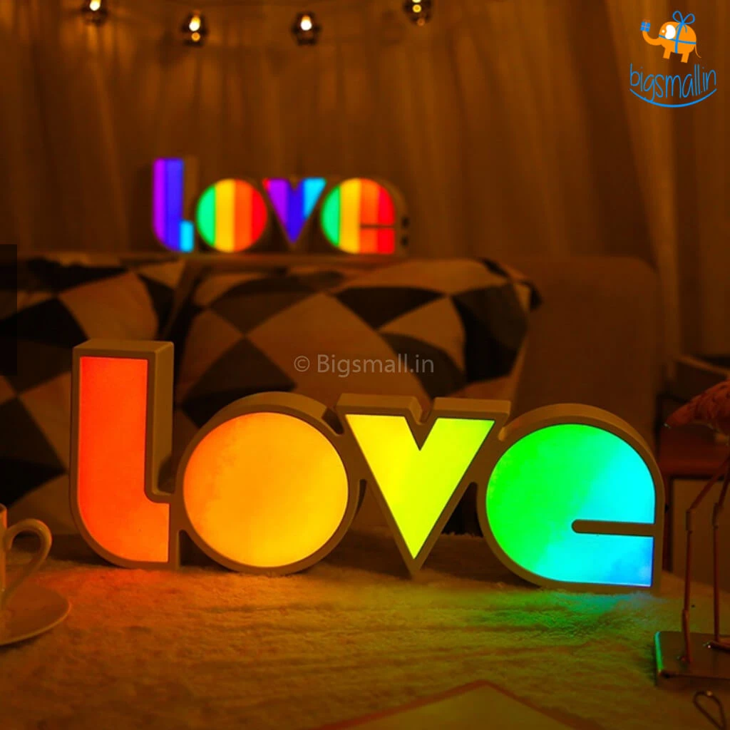 Bigsmall_hmk Love LED Multicolored Lamp All Of It