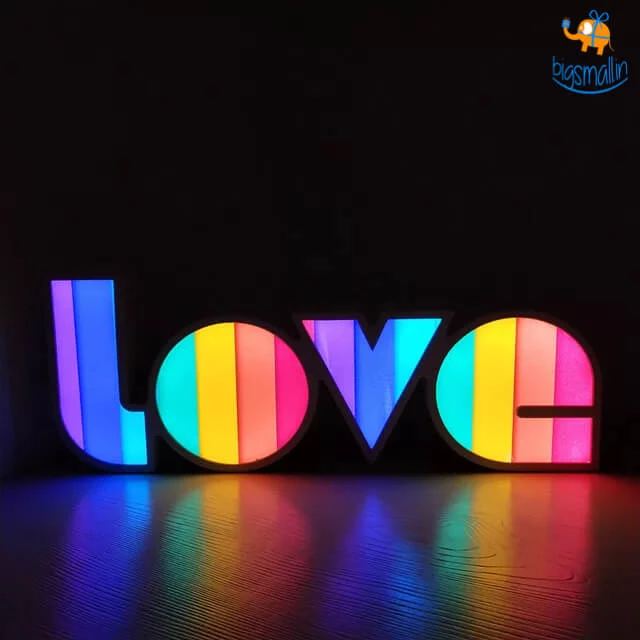 Bigsmall_hmk Love LED Multicolored Lamp All Of It