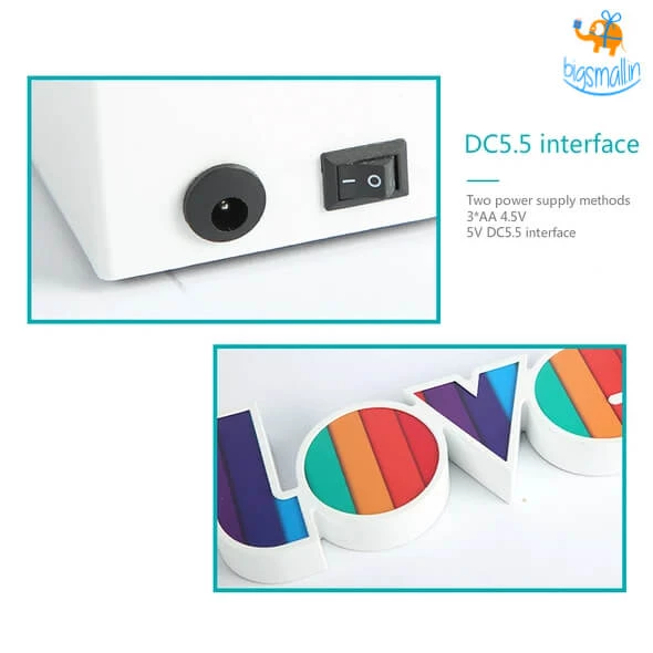 Bigsmall_hmk Love LED Multicolored Lamp All Of It