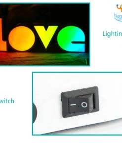Bigsmall_hmk Love LED Multicolored Lamp All Of It