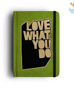 Mooch Design Studio All Of It Love What You Do A6 Notebook With Elastic