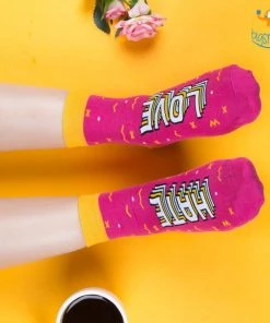 SoxyToes Love Hate Socks