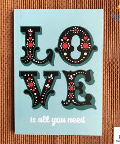 Doodlee Do All You Need Is Love Notebook Sale