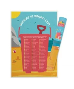 Luckies Sale Bucket And Spade Scratch Poster