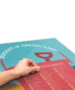 Luckies Sale Bucket And Spade Scratch Poster