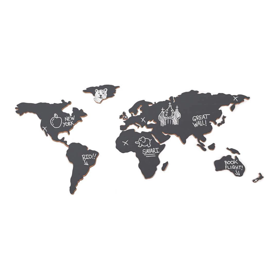 Luckies Father's Day Chalkboard Map DIY