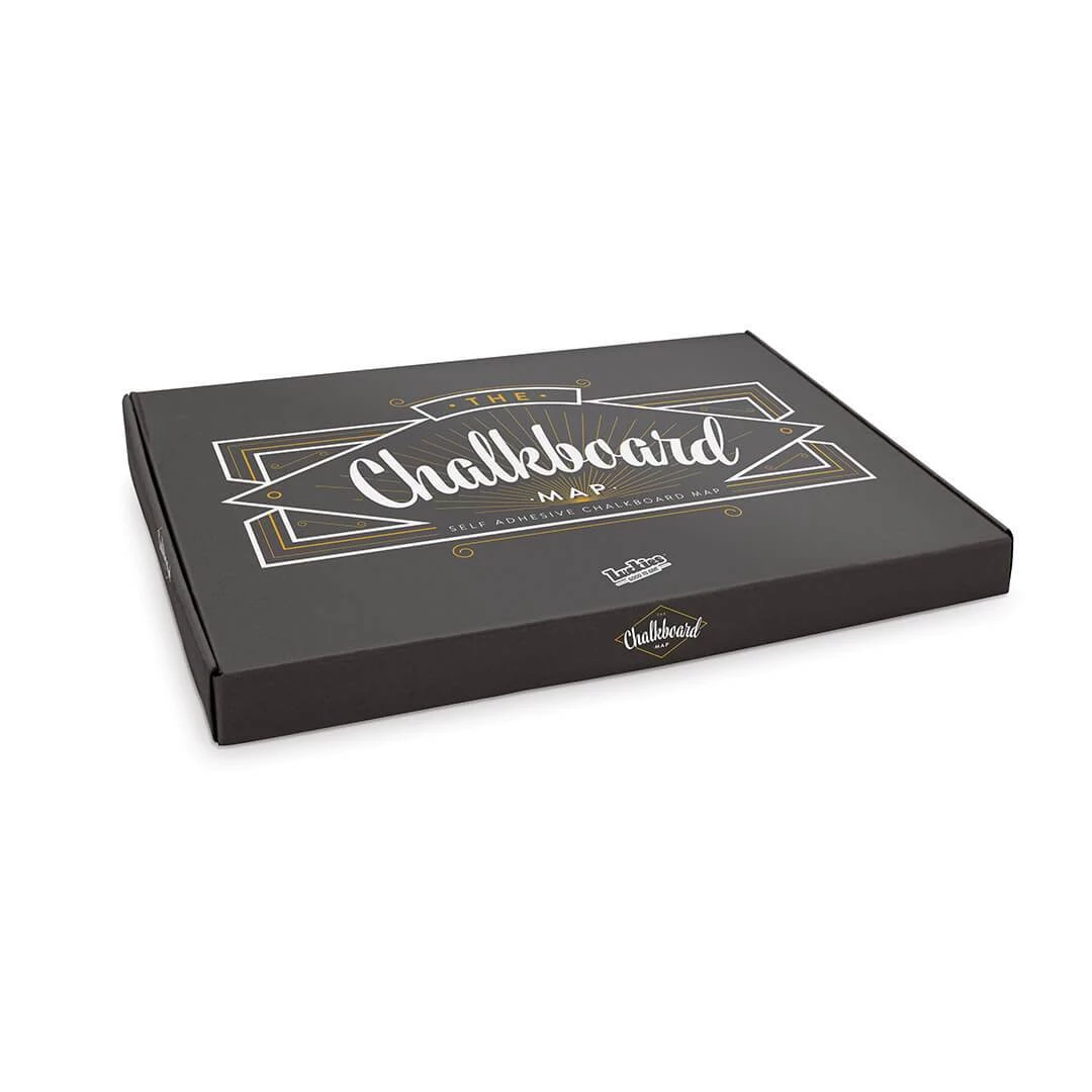 Luckies Father's Day Chalkboard Map DIY