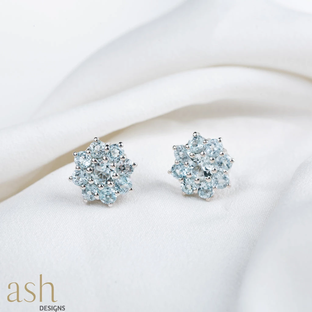 Ash Designs Luna Semi-Precious Stud Earrings