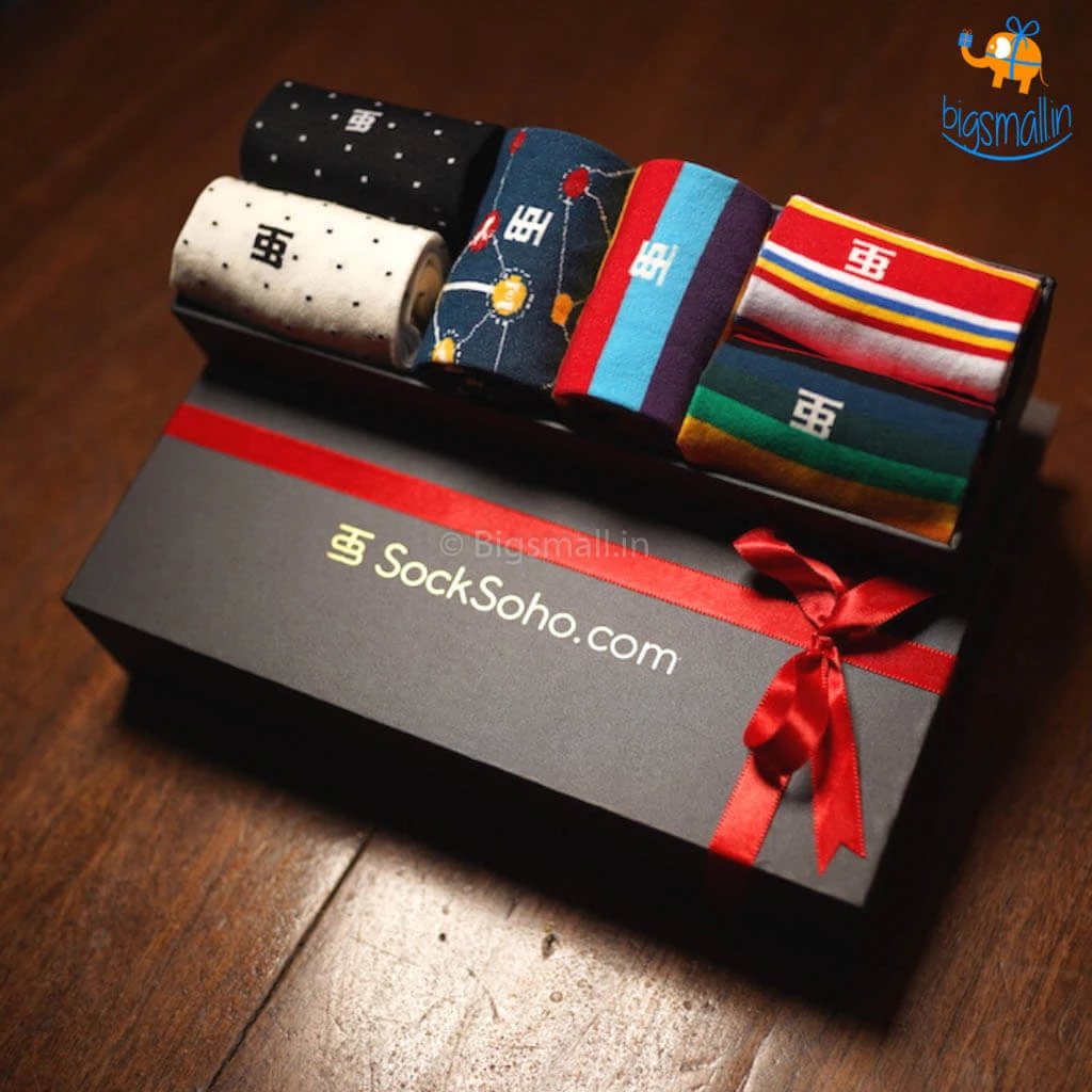SockSoho Luxury Socks Gift Box All Of It