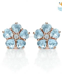 Ash Designs Lysa Vintage Aquamarine Earrings Sale