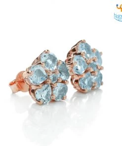 Ash Designs Lysa Vintage Aquamarine Earrings Sale