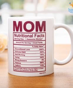 Bigsmall_piu Mom Nutritional Facts Mug