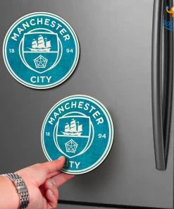 Bigsmall_cc Manchester City Wooden Fridge Magnet All Of It