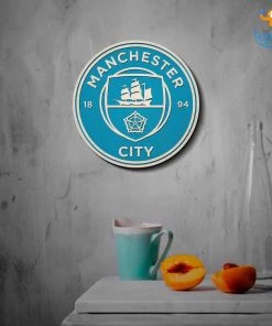 Bigsmall_cc Manchester City Engraved Wooden Crest