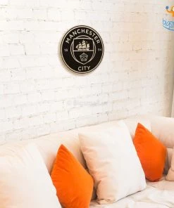 Bigsmall_cc Manchester City Engraved Wooden Crest