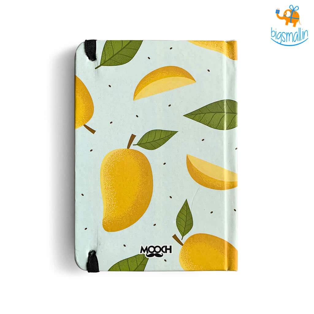 Mooch Design Studio Mango Print A6 Notebook With Elastic All Of It