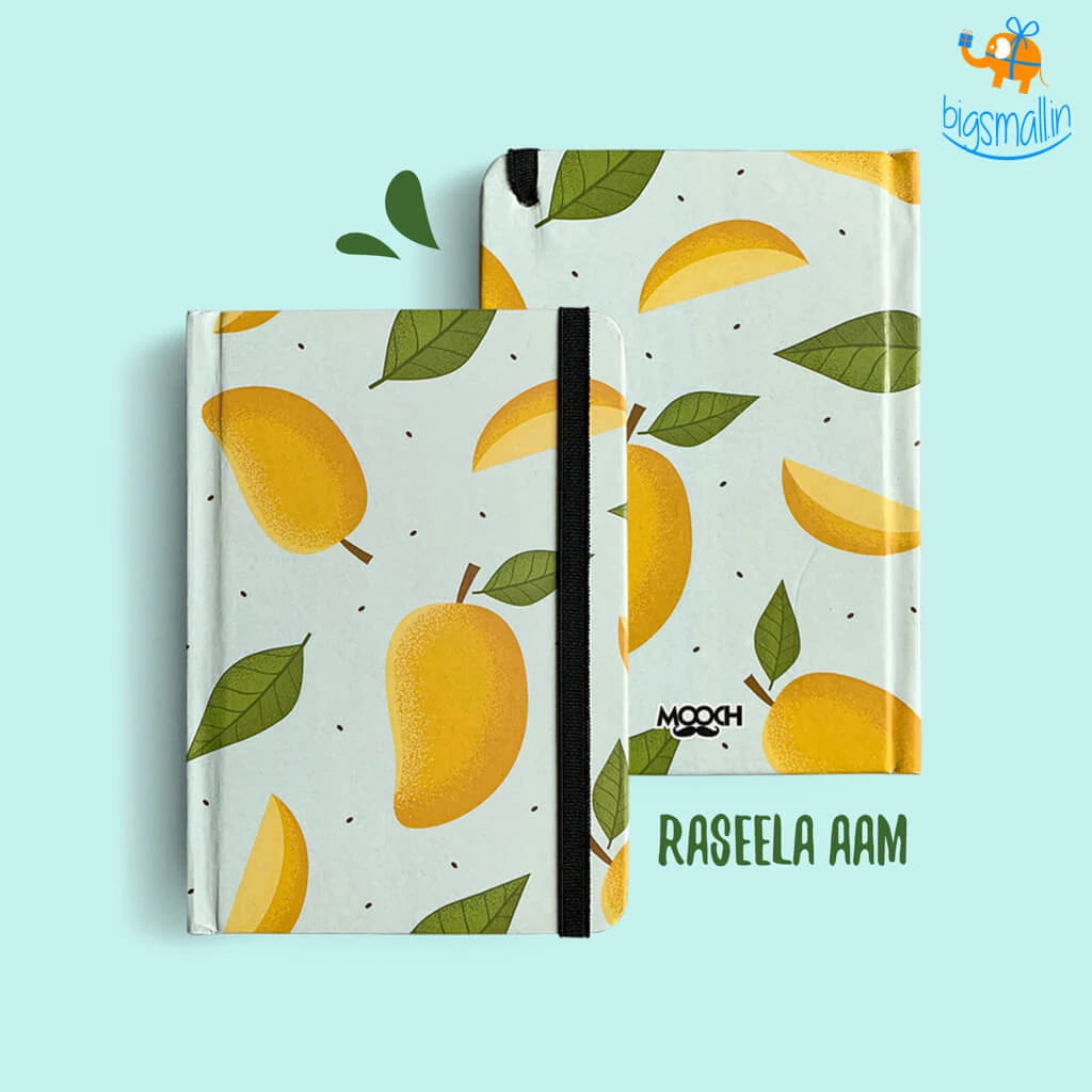 Mooch Design Studio Mango Print A6 Notebook With Elastic All Of It