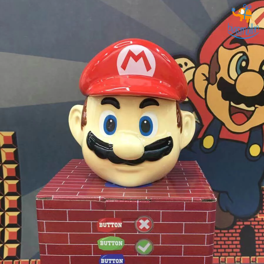 Bigsmall_hmk Mario 3D Coffee Mug Sale