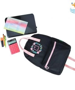 Linc Pen Floral Black Casual Backpack