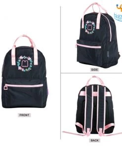 Linc Pen Floral Black Casual Backpack