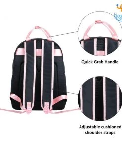 Linc Pen Floral Black Casual Backpack