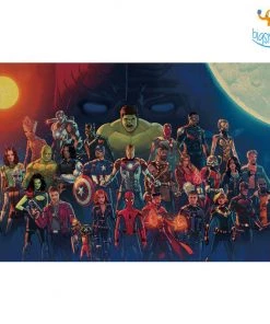 AmyLi All Of It Avengers Universe Kraft Poster