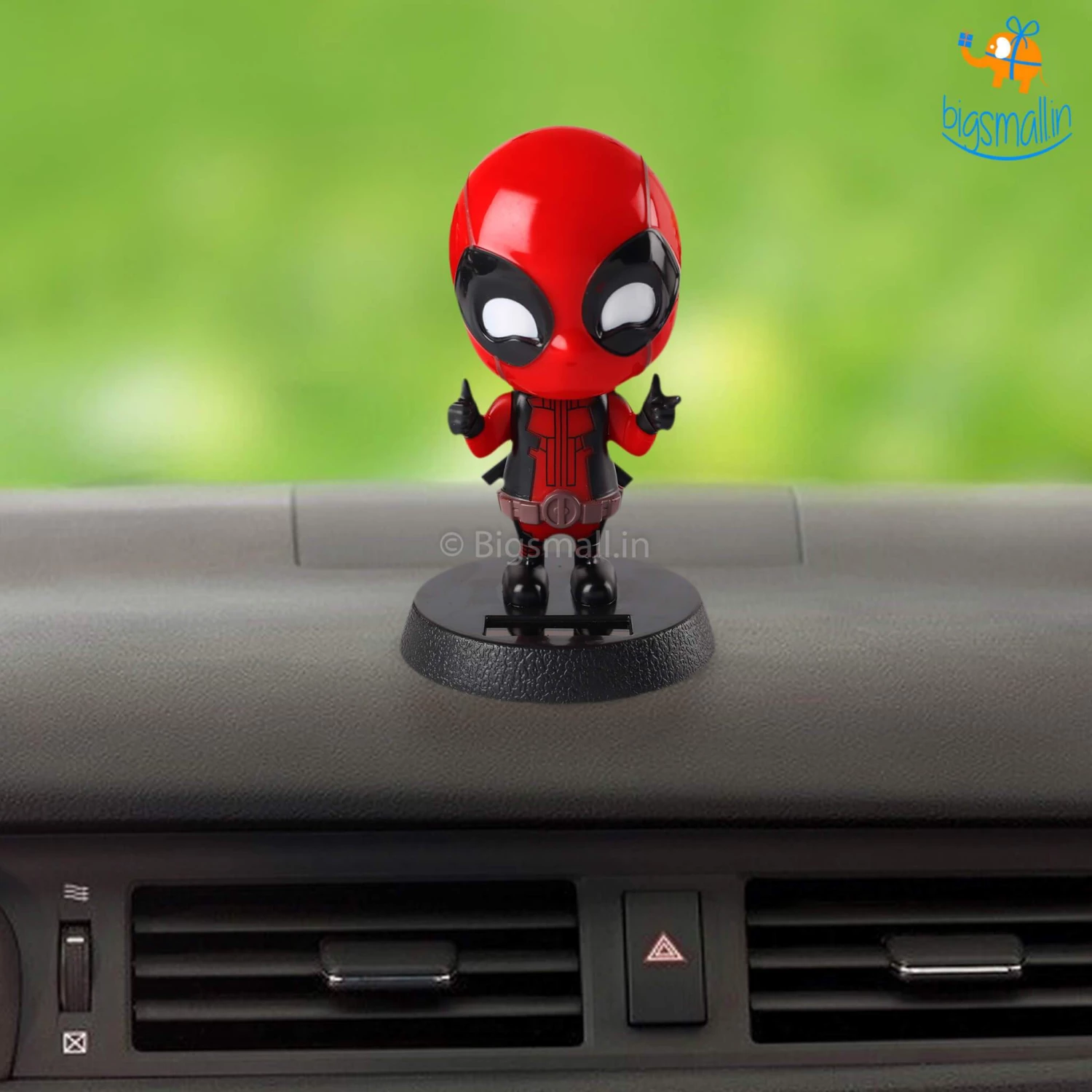Bigsmall_hmk Deadpool Solar Powered Bobblehead