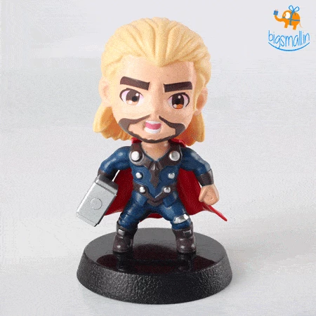 Bigsmall_hmk All Of It Marvel Solar Powered Bobbleheads