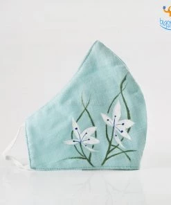 ATUT All Of It Hand-Painted Floral Cotton Mask