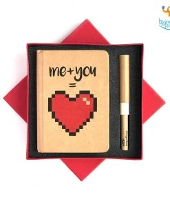 Mooch Design Studio Two Halves Of A Whole Diary & Pen Set