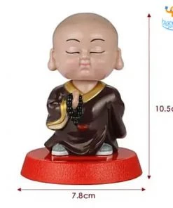 Big Daddy Meditating Monk Solar Power Bobblehead