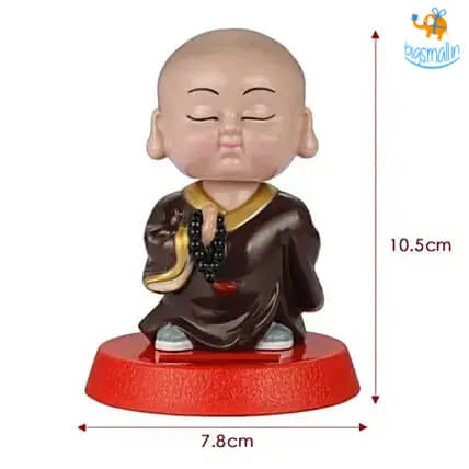 Big Daddy Meditating Monk Solar Power Bobblehead