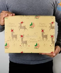 Ascetic Christmas Gift Wrapping Paper Roll