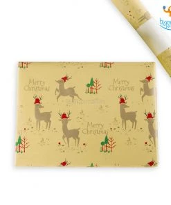 Ascetic Christmas Gift Wrapping Paper Roll