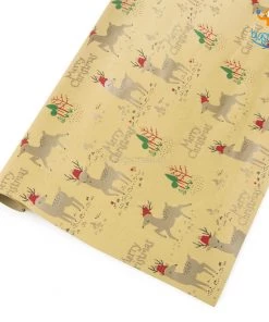 Ascetic Christmas Gift Wrapping Paper Roll