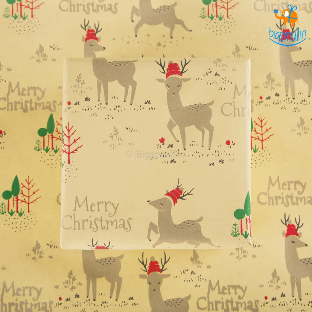 Ascetic Christmas Gift Wrapping Paper Roll