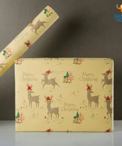 Ascetic Christmas Gift Wrapping Paper Roll