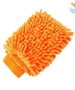 Akshay Mumbai Importer Microfiber Wash Mitt Gloves - Set Of 2