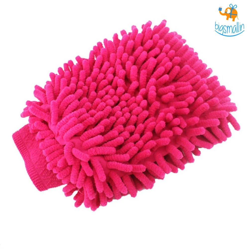 Akshay Mumbai Importer Microfiber Wash Mitt Gloves - Set Of 2