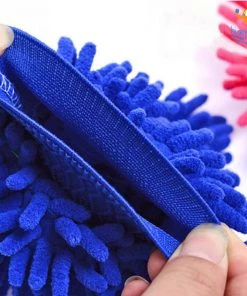 Akshay Mumbai Importer Microfiber Wash Mitt Gloves - Set Of 2