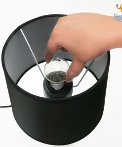 AmyLi Father's Day Minimal Bedside Lamp With Shade