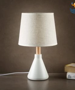AmyLi Father's Day Minimal Bedside Lamp With Shade